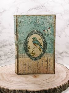 Blauwstaart vogel opbergboek