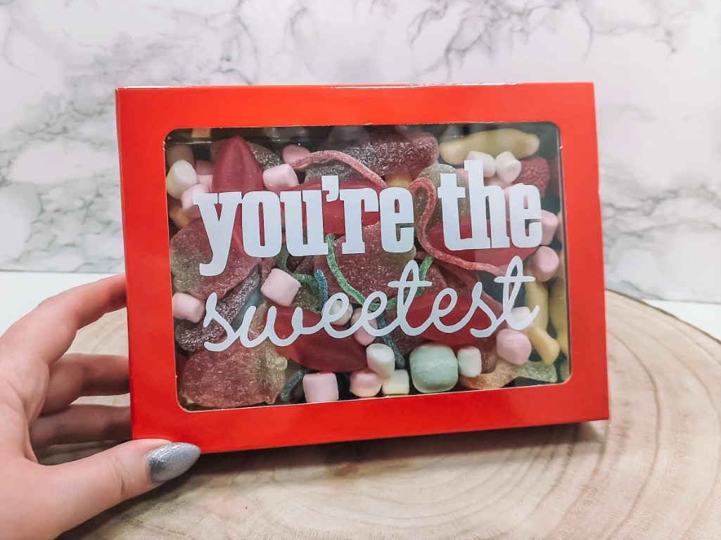 Cadeaudoos You're the sweetest snoepdoos