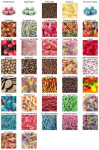Kies en mix snoepdoos overzicht soorten snoep en chocolade