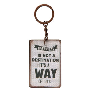 Sleutelhanger Happiness is a way of life