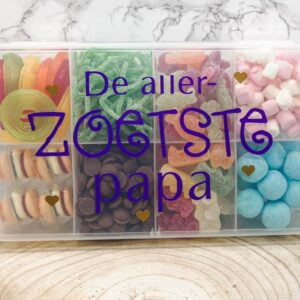 Vaderdag snoepdoos "De allerzoetste papa" - Kies en mix