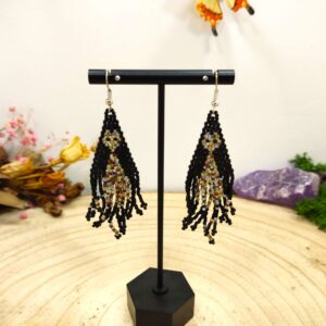 Franje oorhangers veelkleurige kat