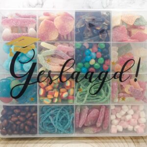 Geslaagd snoepdoos - Kies en mix