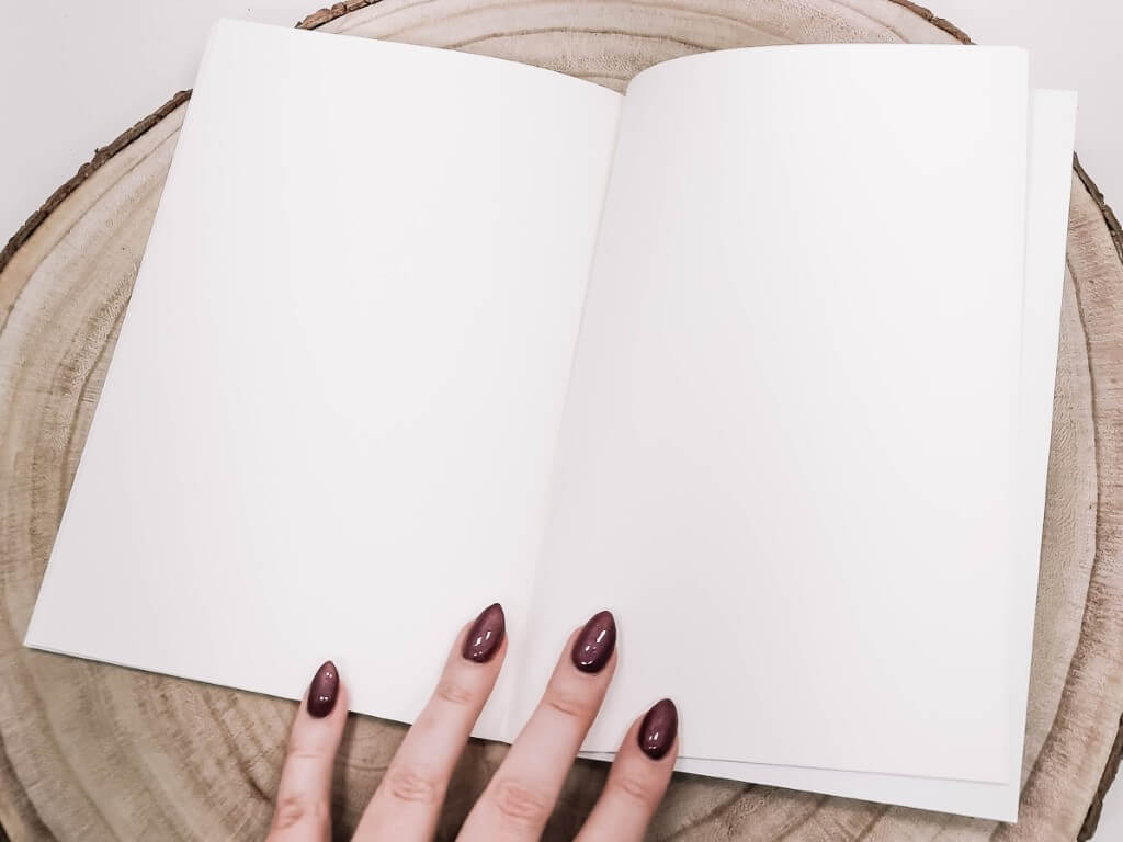 A5 schrift vlinders en bloemen - Afbeelding 3