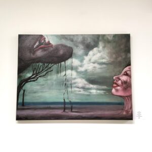 Schilderij "Chasing Demons"