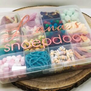 Compleet gepersonaliseerde snoepdoos - Eigen ontwerp - Kies en mix snoep