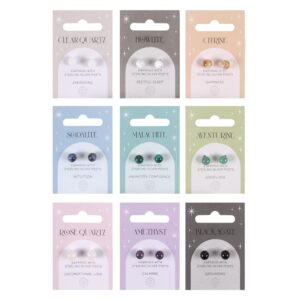 Kristal oorbellen (925 sterling zilver)