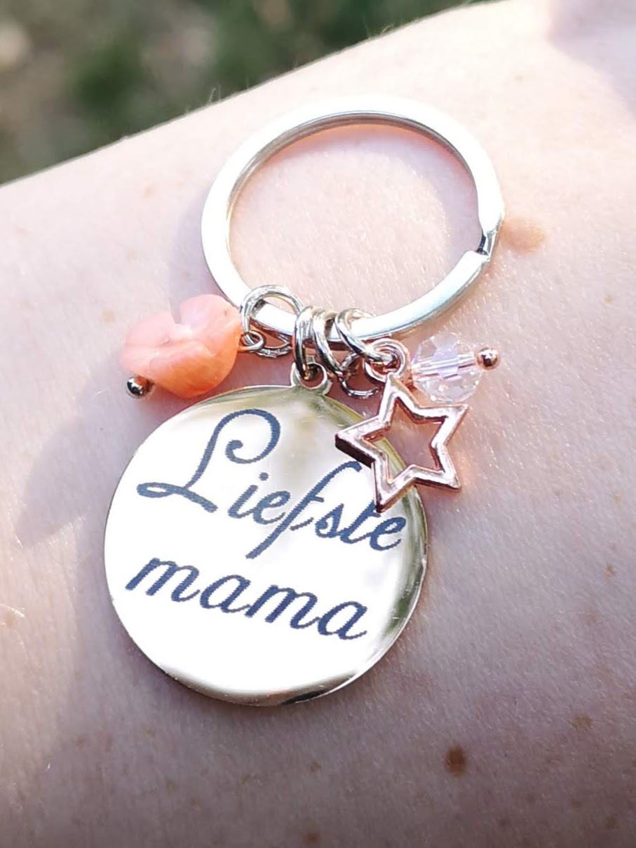 Liefste mama Moederdag sleutelhanger - Afbeelding 2