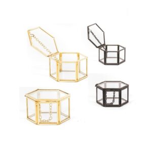 Mini glazen vitrinedoosje