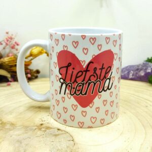 Keramische mok “Liefste mama”