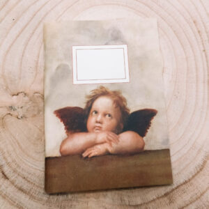 A6 schrift Rafaels Engelen (Sixtijnse Madonna)