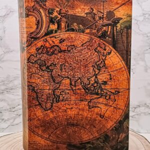 Opbergboek wereldkaart extra large