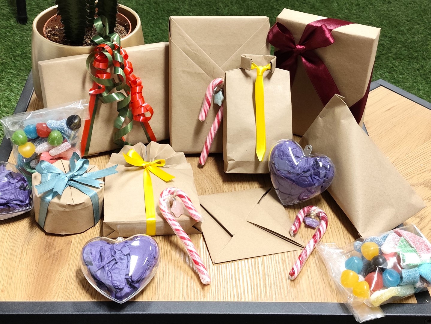 Workshop cadeaus inpakken