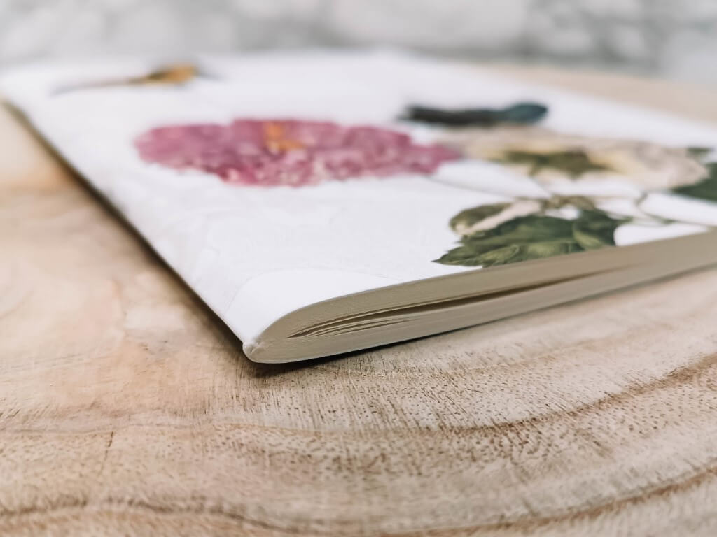 A5 schrift vlinders en bloemen - Afbeelding 4