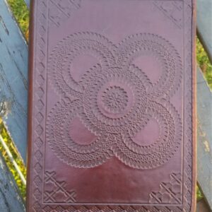 A5 Lederen notitieboek donkerbruin