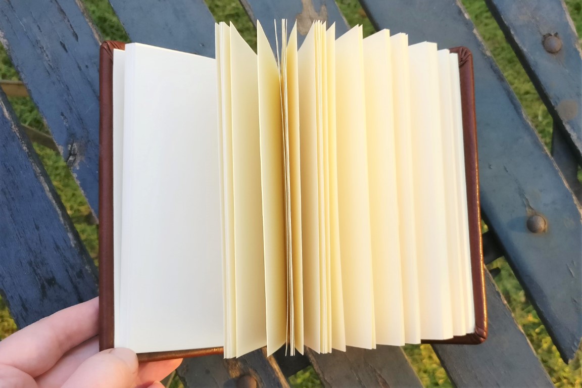 Lederen notitieboek met harde kaft - Afbeelding 2