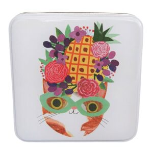 Planet Cat kleine blikken doos rosse kat