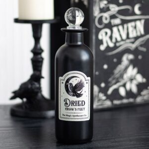 Decoratieve glazen fles 'Dried Crow's Feet'