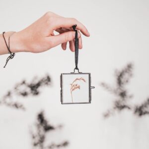 Mini fotolijst in zwart metaal