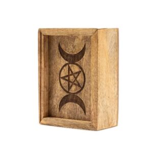 Kleine tarotdoos met kaarthouder