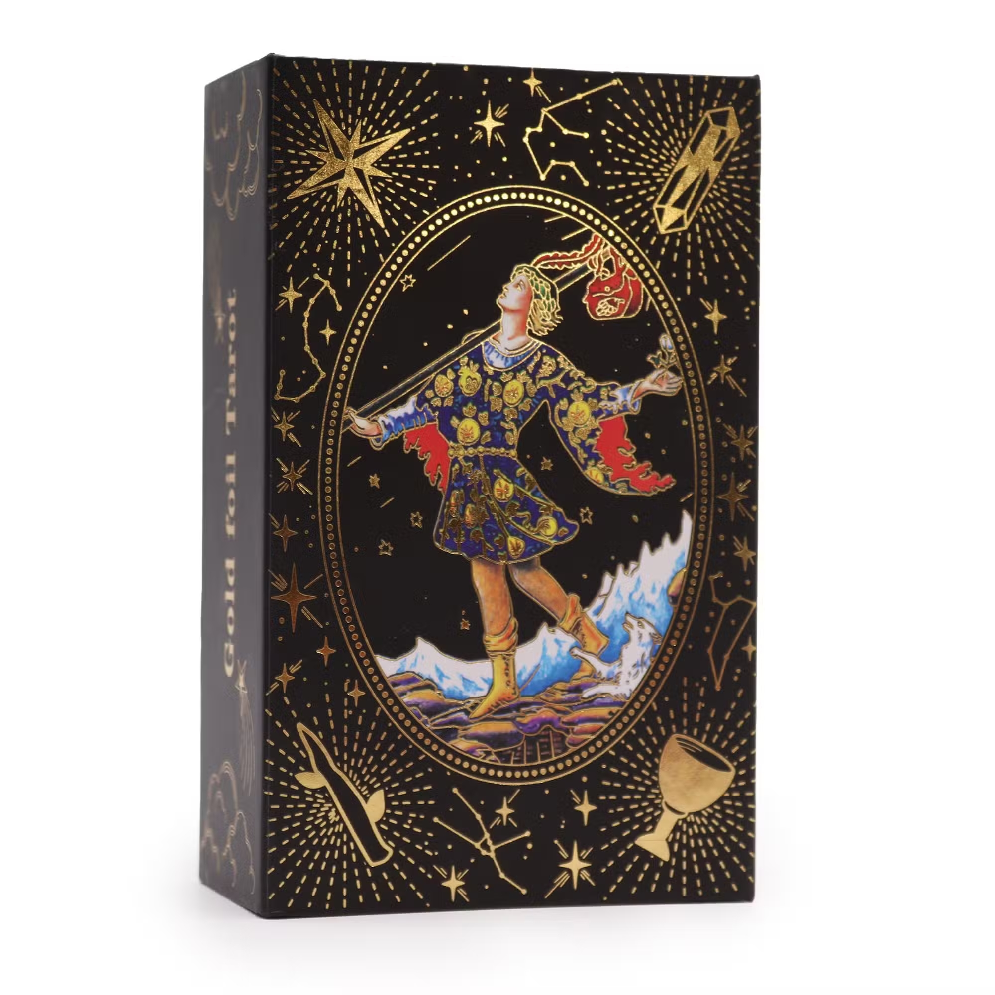 Tarotkaarten met klassiek ontwerp in goudfolie - Image 2