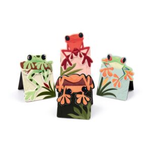 'Tropical Frogs' kikkers magnetische bladwijzers (4 st.)