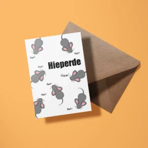 Wenskaart verjaardag Hieperdepiep