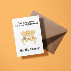 Wenskaart verjaardag "Hip Hip hooray"