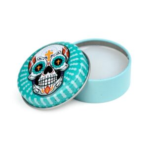 Day of the Dead lippenbalsem in blikken potje appel