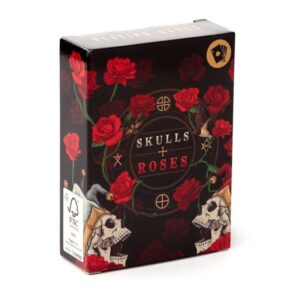 'Skulls and Roses' schedel speelkaarten