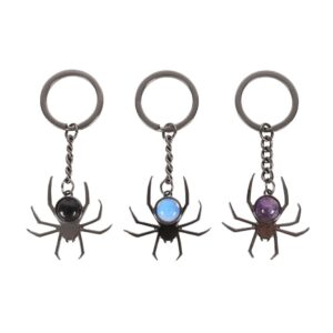 Spin sleutelhanger met kristal