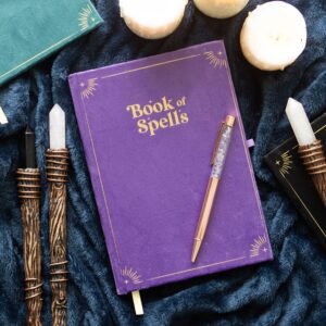 Book of Spells notitieboek met amethist balpen