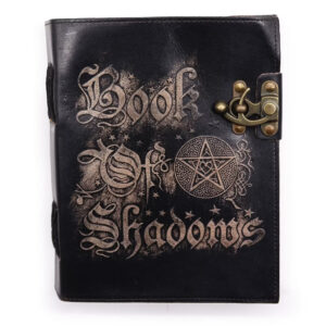 Lederen notitieboek Book of Shadows
