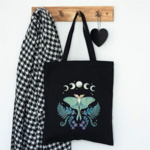 Luna Moth maanvlinder tote bag