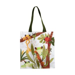 'Tropical Frogs' kikkers tote bag